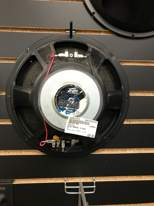 Vist Large View of Product Image Which is Used Peavey BLUE MARVEL 4 OHM 1 x 12 Guitar Speaker Cabinet 1 x 12