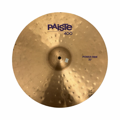 Vist Large View of Product Image Which is Used Paiste 20 INCH 400 POWER RIDE Ride Cymbal 20"