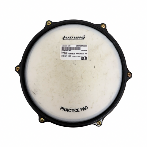 Vist Large View of Product Image Which is Used Ludwig 8 INCH TUNABLE PRACTICE PAD Drum Practice Pad