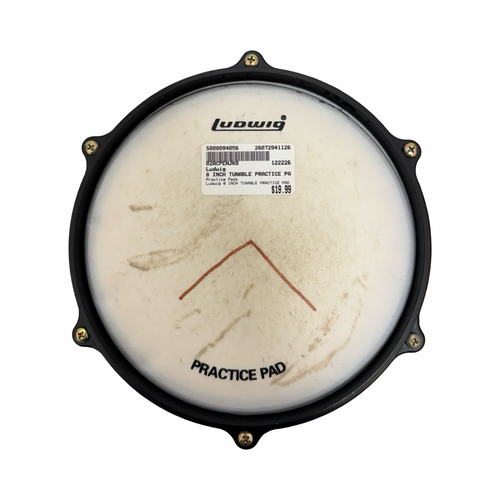 Vist Large View of Product Image Which is Used Ludwig 8 INCH TUNABLE PRACTICE PAD Drum Practice Pad