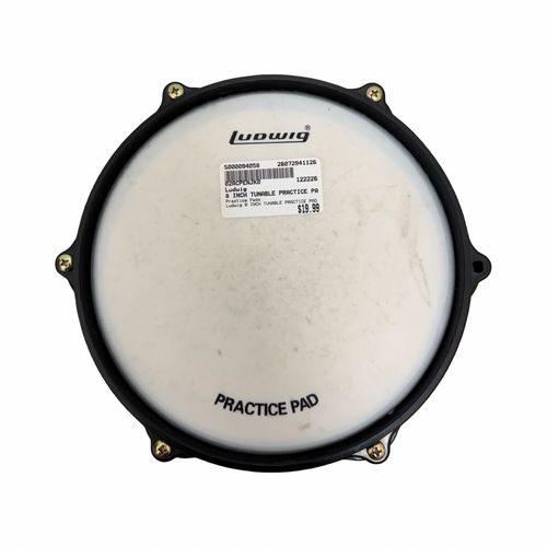 Vist Large View of Product Image Which is Used Ludwig 8 INCH TUNABLE PRACTICE PAD Drum Practice Pad