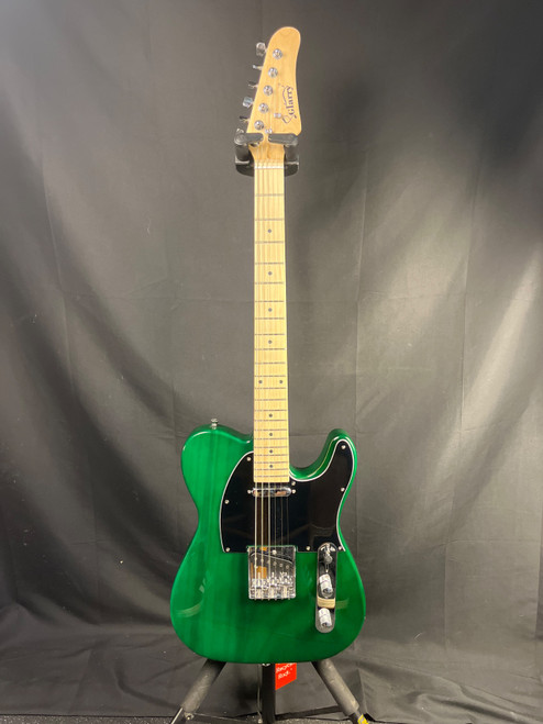 Vist Large View of Product Image Which is Used Glarry T-TYPE T Type Electric Guitar Green 6-String