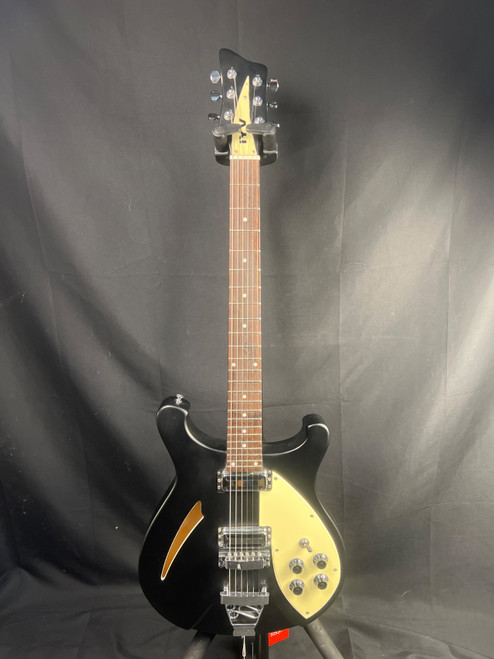 Vist Large View of Product Image Which is Used IYV HOLLOWBODY ELECTRIC Semi-Hollow Electric Guitar Black 6-String