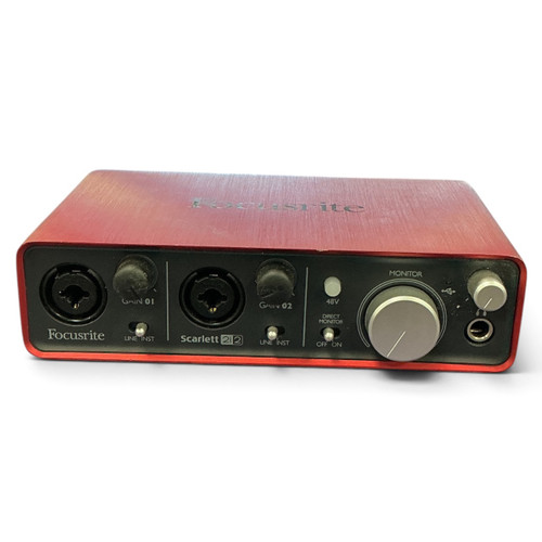 Vist Large View of Product Image Which is Used Focusrite 2I2 INTERFACE Computer Interface 2 A/D Recording Inputs