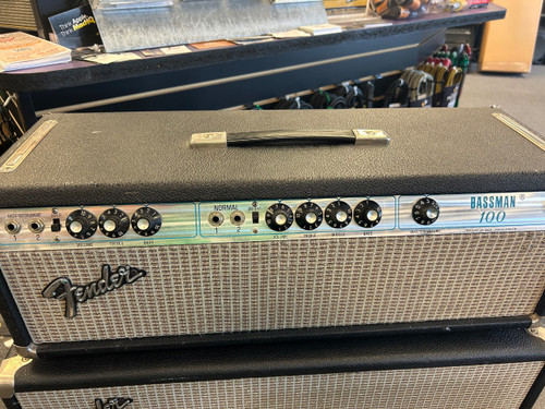 Vist Large View of Product Image Which is Used Fender BASSMAN 100 1970S Vintage Bass Amplifier Head