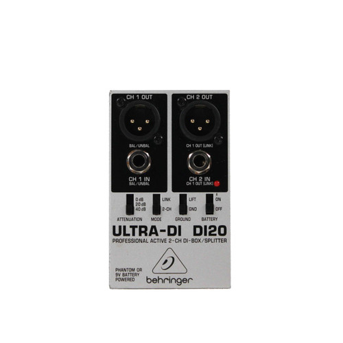 Vist Large View of Product Image Which is Used Behringer ULTRA DI DI20 Direct Box