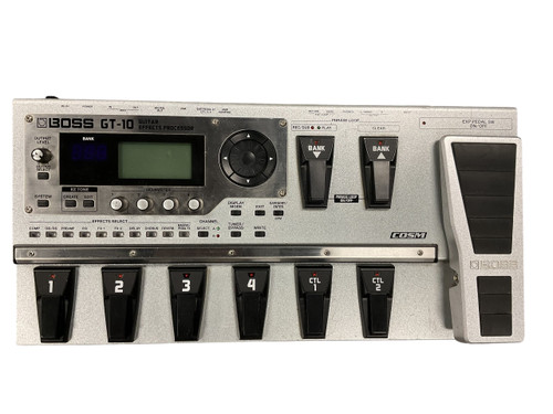 Vist Large View of Product Image Which is Used Boss GT-10 EFFECTS PROCESSOR Floorboard Effect