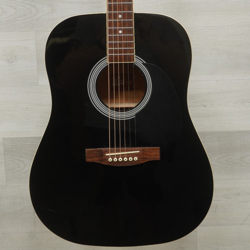 Vist Large View of Product Image Which is Used Rogue RA-101B Laminate Top Acoustic Guitar Black