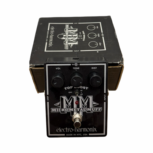 Vist Large View of Product Image Which is Used Electro Harmonix (E/H) MICRO METAL MUFF DISTORTION PEDAL Distortion Pedal