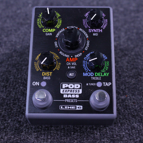 Vist Large View of Product Image Which is Used Line 6 POD EXPRESS BASS Multi-FX Pedal