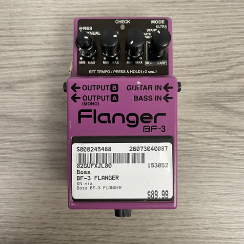 Vist Large View of Product Image Which is Used - Boss BF-3 FLANGER - Flanger Pedal