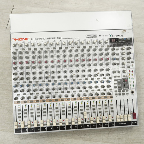 Vist Large View of Product Image Which is Used Phonic Helix Board 24 Firewire Mkii Mixing Console