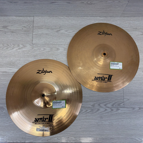Vist Large View of Product Image Which is Used Zildjian AMIR II HI HATS 14IN Hi Hat Cymbals 14"