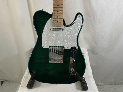 Vist Large View of Product Image Which is Used INDIO TELE TYPE T Type Electric Guitar Green 6-String