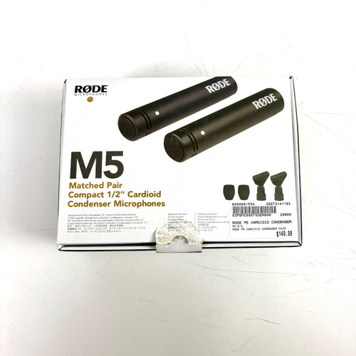 Vist Large View of Product Image Which is Used Rode M5 Cardioid Condenser Microphone Pair