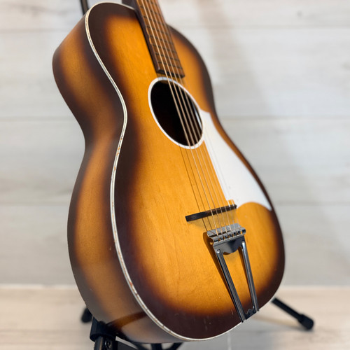Vist Large View of Product Image Which is Used JAY G PARLOR GUITAR Vintage Laminate Top Acoustic Guitar Sunburst