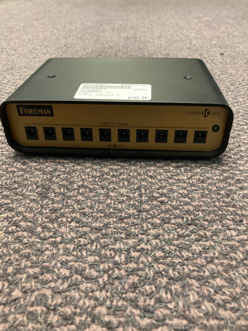 Vist Large View of Product Image Which is Used Friedman POWERGRID 10 Pedal Power Supply