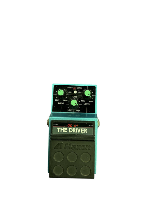 Vist Large View of Product Image Which is Used Maxon OD-01 THE DRIVER Vintage Distortion/Overdrive Pedal