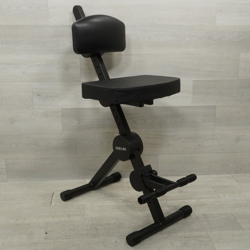 Vist Large View of Product Image Which is Used Quik Lok DX-749 Musicians Stool with Adjustable Backrest - Local Pickup Only
