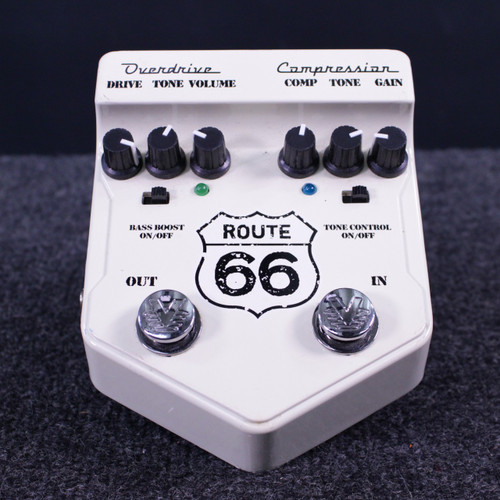 Vist Large View of Product Image Which is Used Visual Sound ROUTE 66 OVERDRIVE COMPRESSOR Overdrive Pedal