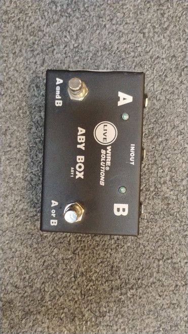 Vist Large View of Product Image Which is Used LIVE WIRE ABY BOX Guitar Effects Pedal