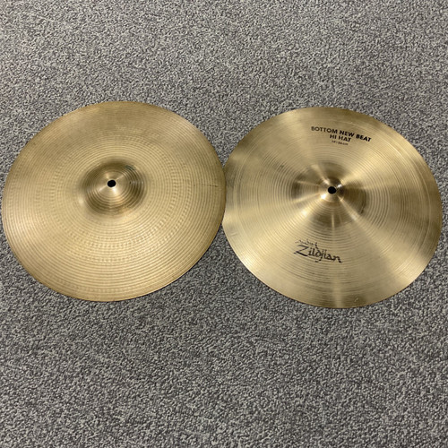 Vist Large View of Product Image Which is Used ZILDJIAN 14 INCH NEW BEAT Hi Hat Cymbals