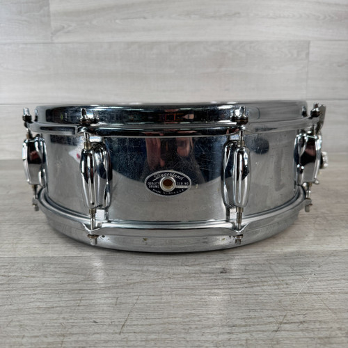 Vist Large View of Product Image Which is Used Slingerland Vintage COW Niles Badge Snare Drum - 5 x 14-inch