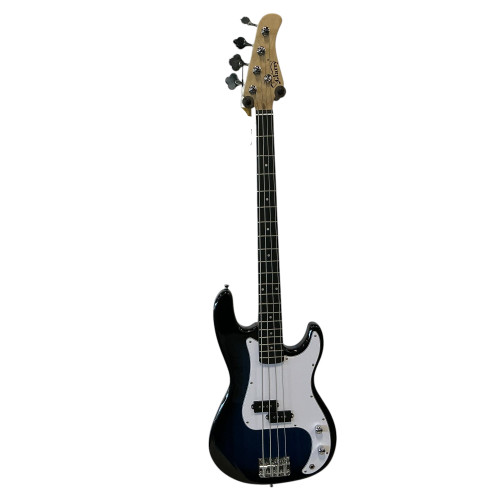 Vist Large View of Product Image Which is Used Glarry P BASS STYLE P Type Bass Guitar Blue 4-String