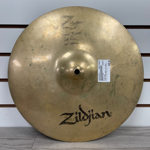 Vist Large View of Product Image Which is Used Zildjian 14IN DYNO BEAT HI HATS Hi Hat Cymbals 14"