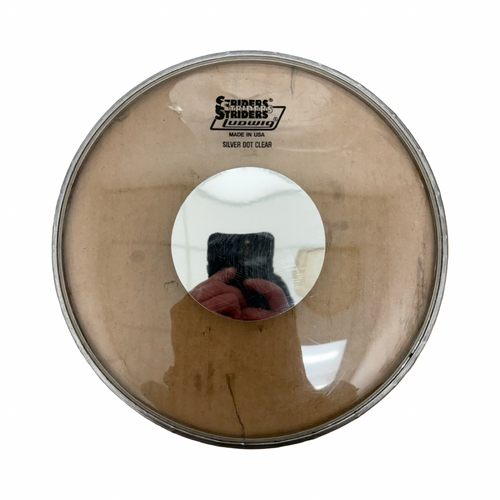 Vist Large View of Product Image Which is Used Ludwig 10 INCH STRIDERS SILVER DOT CLEAR TOM Tom Drum Head