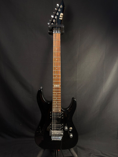 Vist Large View of Product Image Which is Used LTD MH-50 S Type Electric Guitar Black 6-String