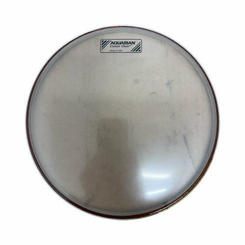 Vist Large View of Product Image Which is Used Aquarian 10 INCH CLASSIC CLEAR TOM DRUM HEAD Tom Drum Head