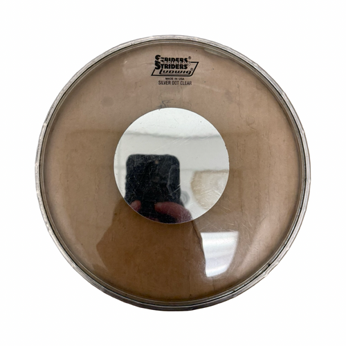 Vist Large View of Product Image Which is Used Ludwig 8 INCH STRIDERS SILVER DOT CLEAR DRUM Tom Drum Head