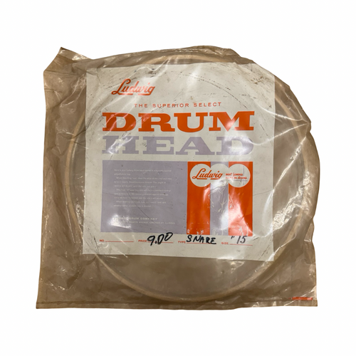 Vist Large View of Product Image Which is Used Ludwig VINTAGE 15 INCH CLEAR TOM DRUM HEAD Drum Head