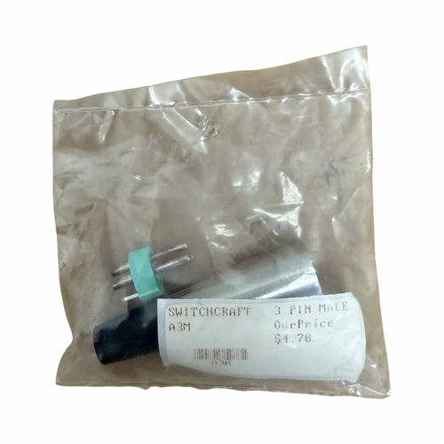 Vist Large View of Product Image Which is Used Switchcraft 3 PIN MALE XLR A3M Pro Sound Accessory