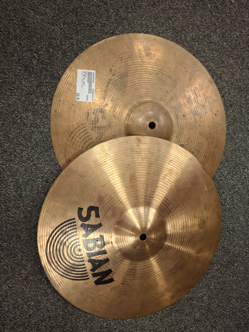 Vist Large View of Product Image Which is Used Sabian 14 B8 HI HATS Hi Hat Cymbals 14"