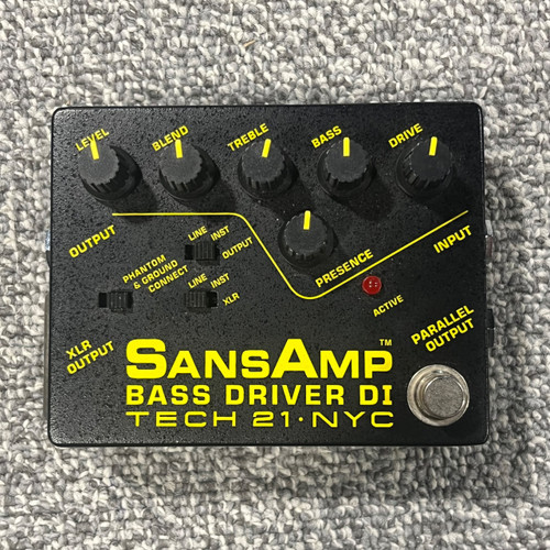 Vist Large View of Product Image Which is Used TECH 21 SANSAMP BASS DRIVER DI Bass Preamp Pedal