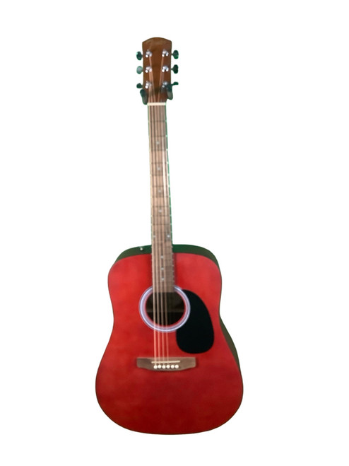 Vist Large View of Product Image Which is Used Fender FA-25 Laminate Top Acoustic Guitar Red