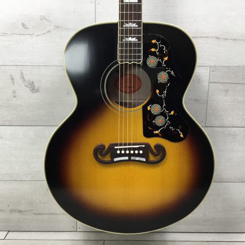 Vist Large View of Product Image Which is Used Epiphone 1957 SJ-200 Reissue Solid Top Acoustic/Electric Guitar Sunburst