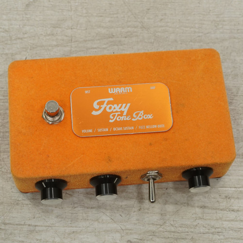Vist Large View of Product Image Which is Used Warm Audio Foxy Tone Box Fuzz Pedal