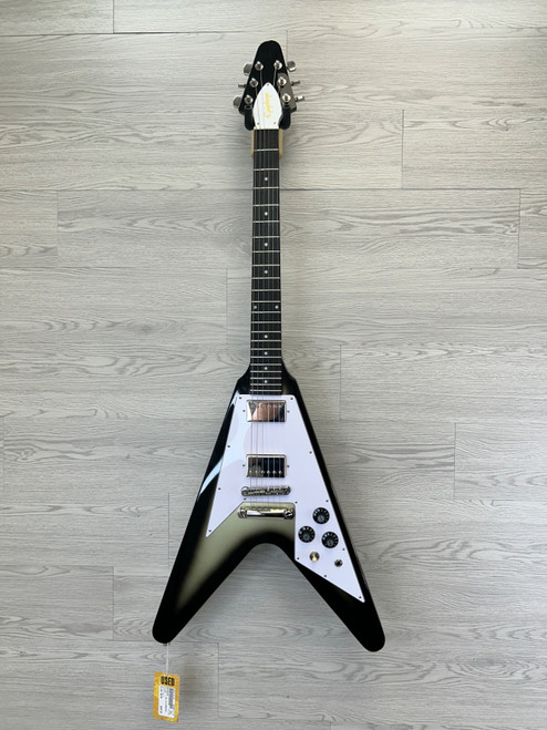 Vist Large View of Product Image Which is Used Epiphone FLYING V 70S SILVERBURST Pointy Electric Guitar Silver Burst 6-String
