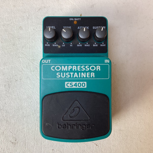 Vist Large View of Product Image Which is Used Behringer CS400 COMPRESSOR SUSTAINER Guitar Effects Pedal