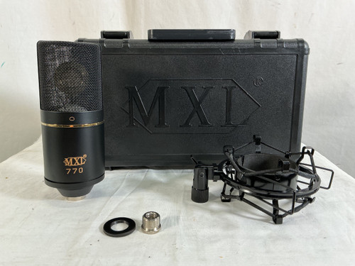 Vist Large View of Product Image Which is Used MXL 770 + MOUNT + CASE Condenser Microphone