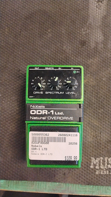 Vist Large View of Product Image Which is Used Nobels ODR-1 LTD Overdrive Pedal
