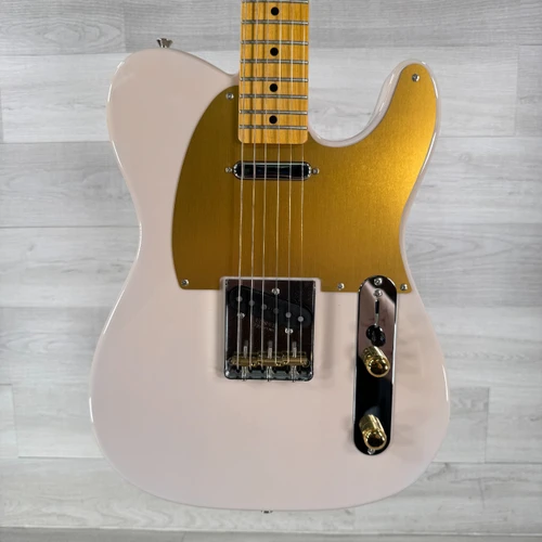 Vist Large View of Product Image Which is Used Fender JV Modified '50s Telecaster - White Blonde - Gig Bag Included