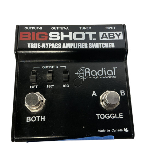 Vist Large View of Product Image Which is Used Radial BIG SHOT ABY Guitar Effects Pedal