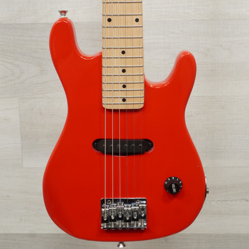 Vist Large View of Product Image Which is Used Winzz 1/2 Size Electric Guitar Red AS IS