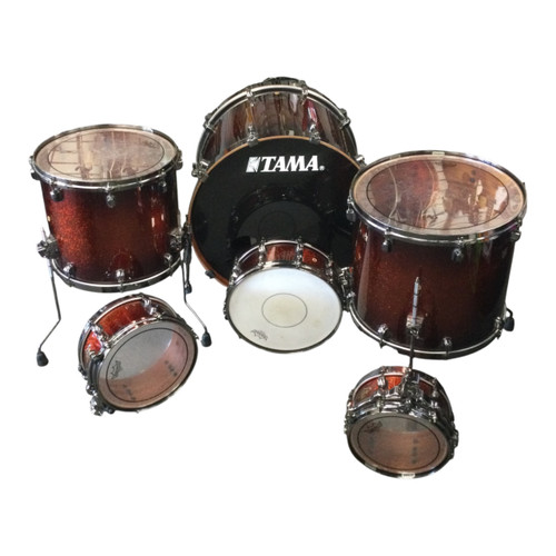 Vist Large View of Product Image Which is Used Tama Starclassic Bubinga Kit Drum Shell Kit Natural