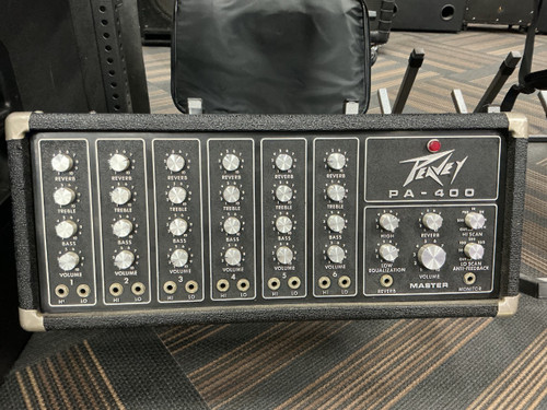 Vist Large View of Product Image Which is Used Peavey PA-400 MIXER HEAD Powered Mixing Head