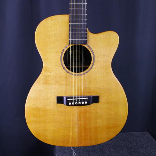 Vist Large View of Product Image Which is Used Martin OMCX1KE CRACK REPAIR Solid Top Acoustic Guitar Natural